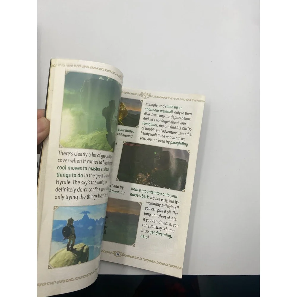 Legend Of Zelda Breath Of The Wild Switch Game, Explorers Guide, & Sleeve No Map